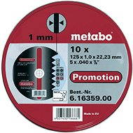 METABO 10 piece cutting wheel set 125 x 1mm - Cutting Disc