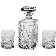 BOHEMIA CRYSTAL Megan Whiskey Set, 3 pcs - Whisky Set