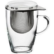Bohemia Cristal Lyra Tea mug with stainless steel strainer 350 ml - Mug