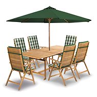 Fieldmann ARIA 6-S - Green Stripes - Garden Furniture