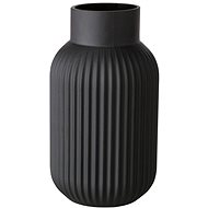 Boltze Vase Nordika glass 22 cm black - Vase