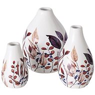 Boltze Decorative stoneware vase Brinja 3 pieces - Vase