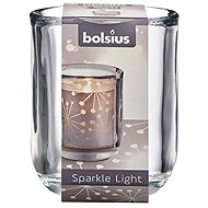 Bolsius Candle holder Sparkle light, clear, glass 71 × 87 mm - Candlestick