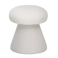 Boltze Taburet TOLIN, height 44 cm, white - Ottoman