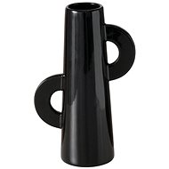 Boltze ISAAC black glossy 26 cm - Vase