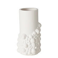 Boltze Aluminium vase BULE, 20,3 cm, white - Vase