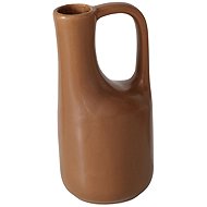 Boltze Vase pitcher MIROSA, 18 cm, dark brown - Vase