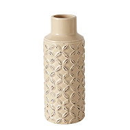 Boltze Ceramic vase CAPTURA, 21 cm, beige - Vase