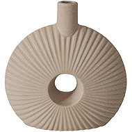 Boltze Ceramic vase DANIELA, 19 cm, beige - Vase