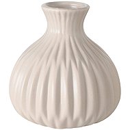 Boltze Striped vase ESKO, beige, ceramic - Vase