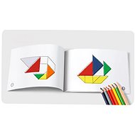Magnetická knížka s kostkami Tangram - 