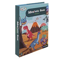 Kruzzel 24730 Magnetická kniha dinosaurus 36 dílů - 