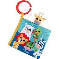 CHICCO Textile Sensory Animal Book 3 m+ - Baby Toy