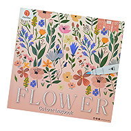 Craft colouring Book for Adults - Flowers - Colouring Book
