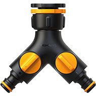 FISKARS Double Coupling for Comfort Tap for all Sizes G1/2", G3/4", G1" - Hose Coupling