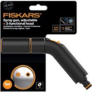 FISKARS Comfort set - adjustable irrigation gun + irrigation gun head with 3 functions - Garden Hose Nozzle
