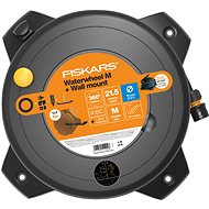 FISKARS Hose Reel Set M 1/2", reach 21.5 m with wall bracket - Garden Hose Reel