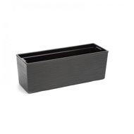 LAMELA Chest BEGONIA DLUTO - notched, 190 × 560 mm, graphite - Flower Box