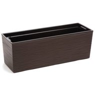 LAMELA Chest BEGONIA DLUTO - notched, 190 × 560 mm, mocha - Flower Box
