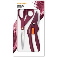 Fiskars Set of Scissors, Merlot - Pruning Shears