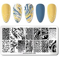 NICOLE DIARY Nail stencils 096 - Nail Decoration
