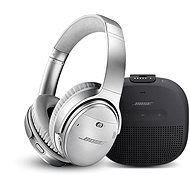 Bose QC 35 II Silver and Bose SL Micro Black - Set