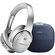 Bose QC 35 II Silver and Bose SL Micro Blue - Set