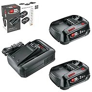 BOSCH 2 × battery 2,5 Ah 18 V + charger AL 18V-44 1.600. A03.1T5 - Charger and Spare Batteries