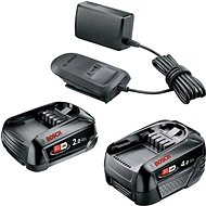 BOSCH Battery set 2,0 Ah and 4,0 Ah 18 V + charger AL 17V-20 1.600. A02.7U9 - Charger and Spare Batteries