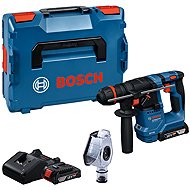 BOSCH Professional Drilling hammer AKU with case and suction GBH 18V-18 X, 0.611.927.101 (2 × 2 Ah) - SDS-Plus Rotary Hammer Drill