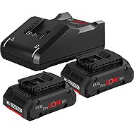 BOSCH Professional 2× akumulátor ProCORE 18V 4,0Ah + nabíječka GAL 18V-40 1.600.A01.BA3 - Charger and Spare Batteries