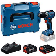 BOSCH Professional Vrtačka AKU GSR 18V-52, nabíječka, L-BOXX 0.601.9S0.024 (1 × 2 Ah, 1 × 4 Ah) - Cordless Drill
