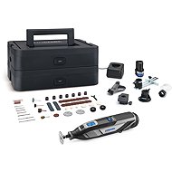 DREMEL 8240 cordless, 65 accessories, 5 attachments, case F.013.824.0JP, 2 × 2Ah - Straight Grinder