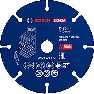 Bosch Professional EXPERT Carbide Multi Wheel cutting discs 76mm, 10mm 2.608.902.373 - Cutting Disc