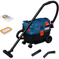 BOSCH Professional GAS 12-25 LS electric industrial vacuum cleaner, nozzle, hose, filter 0.601.9S3.1 - Industrial Vacuum Cleaner
