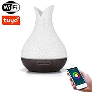BOT Smart aroma diffuser B5 - white and dark brown wood 400 ml - Aroma Diffuser 