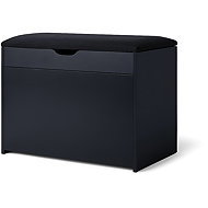 BOXIMO Scala Shoe rack with seat and pull-out shelves 57 × 30 × 53 cm, black - Shoe Rack