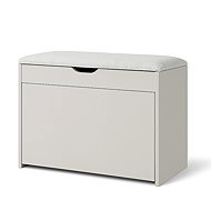 BOXIMO Shoe rack with seat and pull-out shelves VAULT, 57 x 30 x 53cm - Shoe Rack