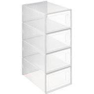 5five Stak Transparent shoe box 33,5 × 23,2 × 14 cm, 4 pcs - Wardrobe Organiser