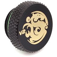 Bitspower Matt Black Stop Fitting V2 - black - Accessory
