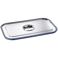 B. PRO GN Cover 18/10 stainless steel, with grip groove, gasket for shape connection, GN 1/1 - Gastro Container Lid
