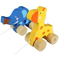 Pet on a string Giraffe &amp; Elephant  - Cot Mobile