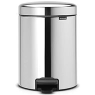 Brabantia, pedal bin newlcon 5l colour shiny steel - Rubbish Bin