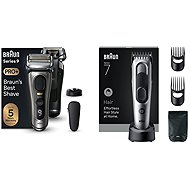 Braun Series 9 PRO+ Dark Grey + Braun Series 7 HC7590 - Kit
