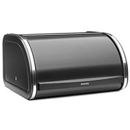 Brabantia Roll Top Bread Box Medium Matt Black - Breadbox