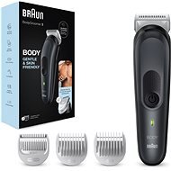 Braun Body Care Set 3 BG3350, For Men, With Comb For Sensitive Skin, Black/Grey - Razor