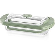 Lékué Glass Steam Case for 2 People, Transparent - Microwave-Safe Dishware