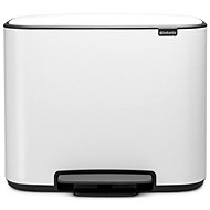 Bo Pedal Bin 3 x 11L - White - Rubbish Bin