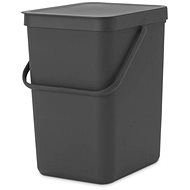 Brabantia Sort & Go Basket 25l, Grey - Rubbish Bin