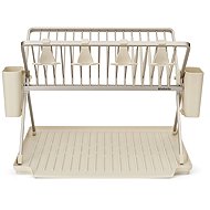 Brabantia SinkSide Large Folding Dish Rack – Soft Beige - Draining Board